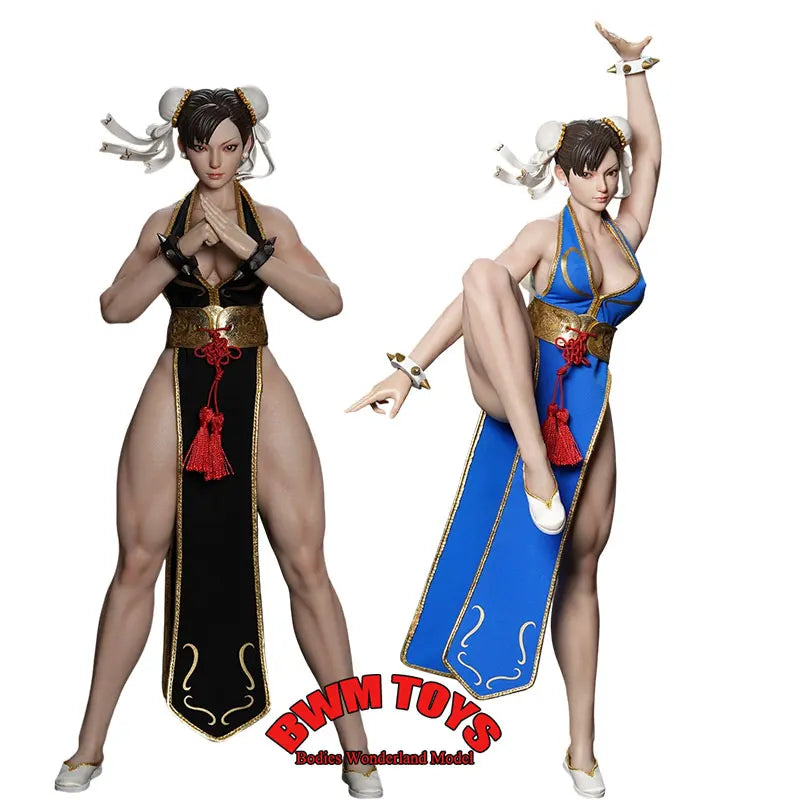 In Stock PLAY TOY P023 1/6 Scale Female Soldier Fighting Chunli 2.0 Classic Games 12Inch Action Figure Doll Collection
