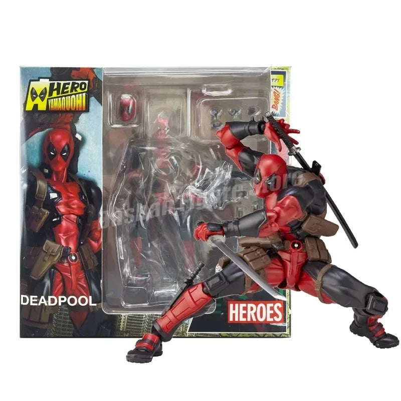 Amazing Yamaguchi Revoltech Agent Venom Action Figure Collection Superhero Eugene Thompson Venom Figurine Model Toys for Gifts