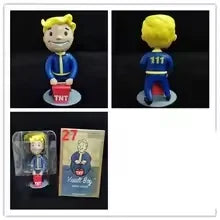 2025 Bobblehead Cute Vault Boy Full Set Figure Toys Anime Action Figure Statue Collection Model Doll Room Ornament Toys Kids Gif