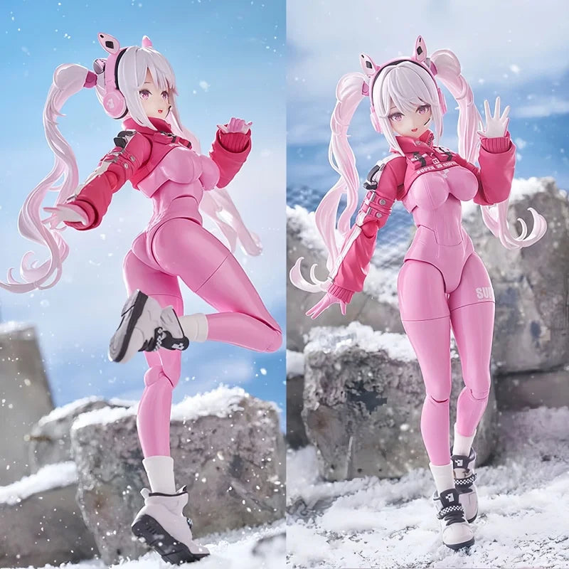 New Sale Figma 628 Victory Goddess Alice Twintails Beautiful Girl Joint Mobile Action Figures Model Surprise Gifts Toys