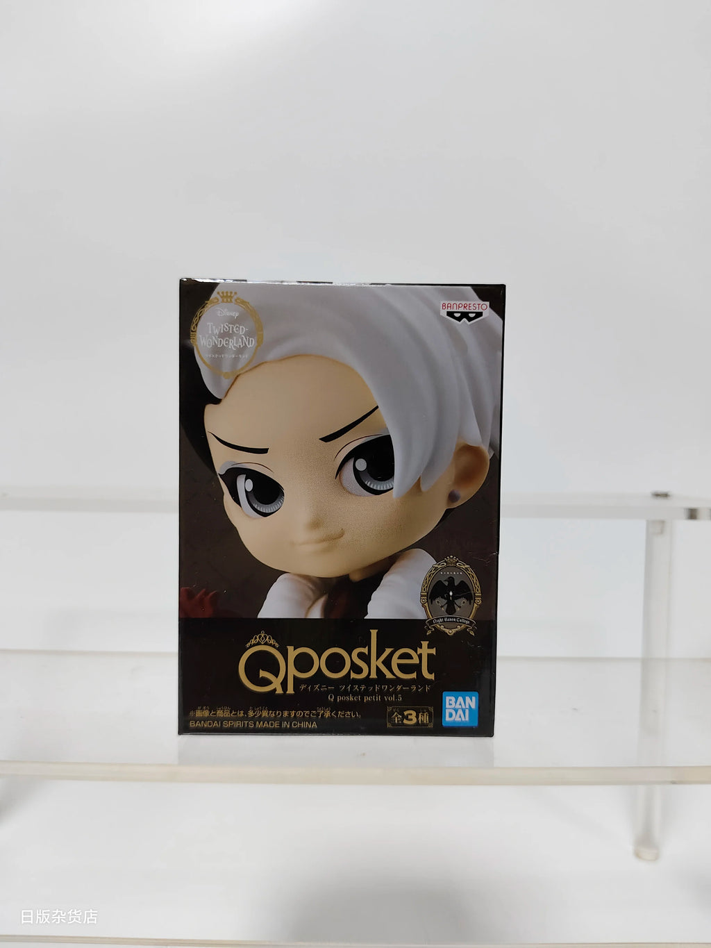 Genuine Bandai Q posket Series Disney Twisted Leona Jack Ruggie Wonderland Azul Ashengrotto Collectible Model Toys Gift