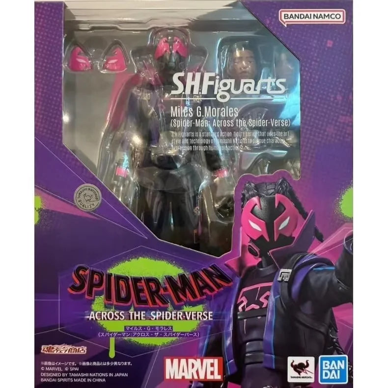 Original Brand New Bandai Banpresto Spider-Man Across The Spider Verse S H Figuarts Spider Gwen Miles Morales Spider Punk Toy