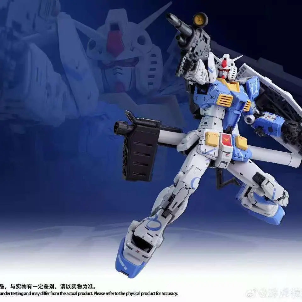 New In Stock Fat Cat Model Rg Mg 1/100 Model Rx-78-2 Ver 2.0 Assembly Model Kit Rgu Movable Joints Collectible Kits Models Toy