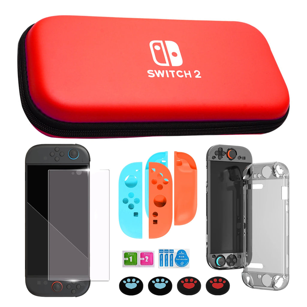 2025 New Nintendo Switch 2 Travel Carrying Bag Protective Cover Hard Shell Pack Game Travel Storage Bag Joy-Con Protective Cover
