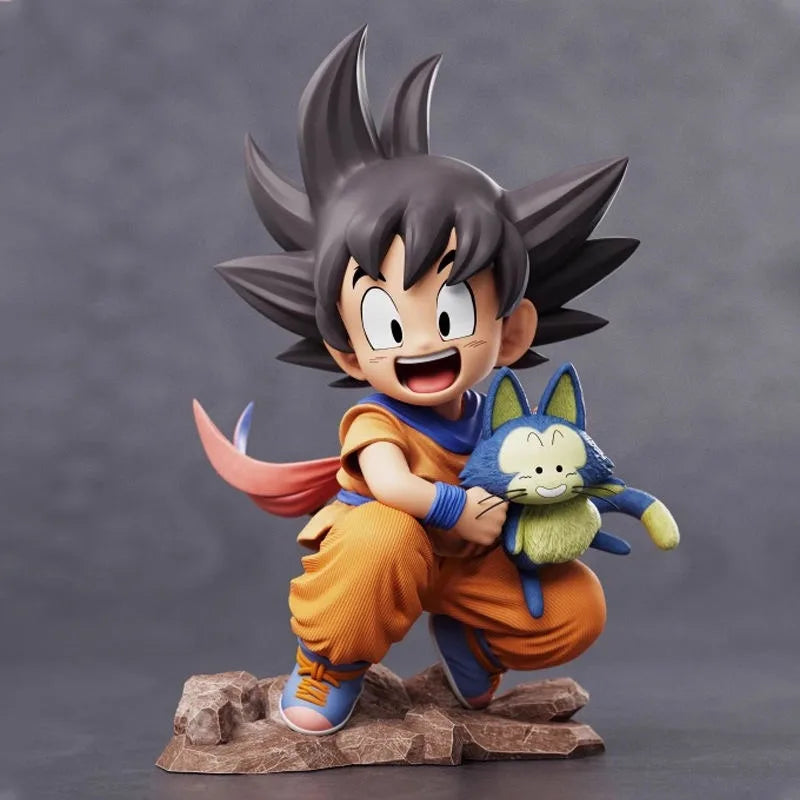 Anime Dragon Ball Z Figure Goku Figure Goku Embrace Pura 8.5cm PVC Anime Collectible Model Toys Gifts