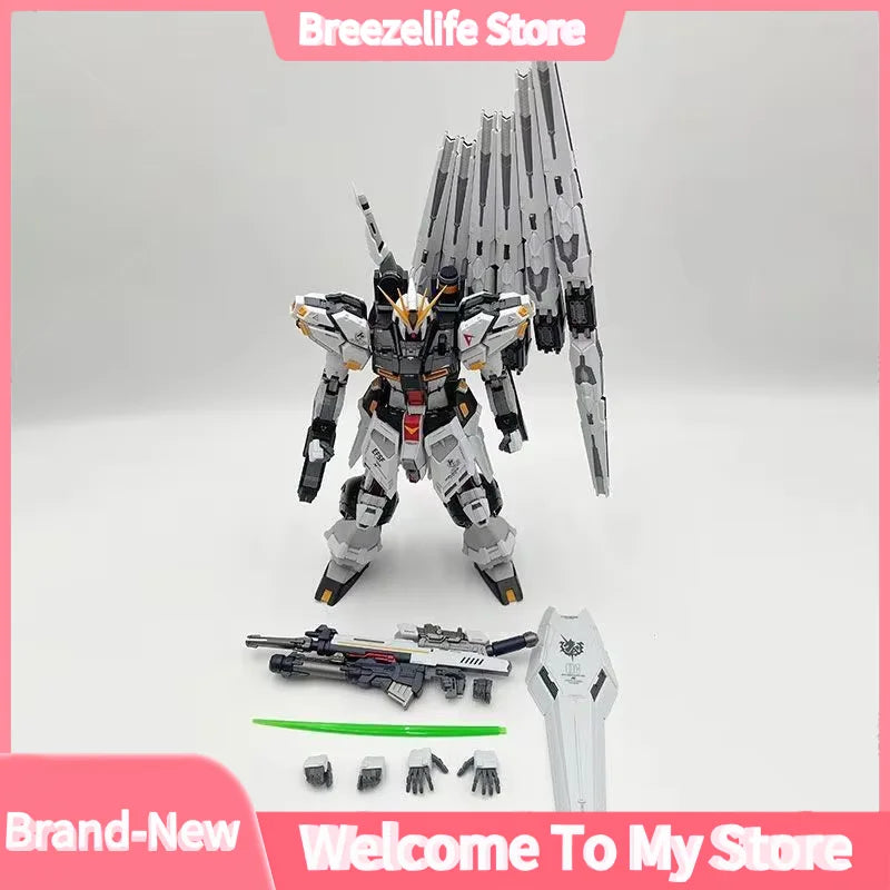 【IN STOCK】 V-TIGER 1/100 VT02 NU Soldier Assembly Model Toys RX-93-v2 YUJIAOLAND V Mecha GK Pre-coating Alloy Skeleton Model Toy