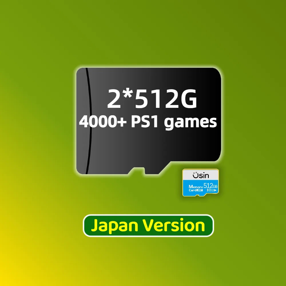 TF Game Card For Trimui Smart Pro Brick Retro Games More PSP PS1 Portable Handheld Console H-Speed Gift Memory SD 512G 256G