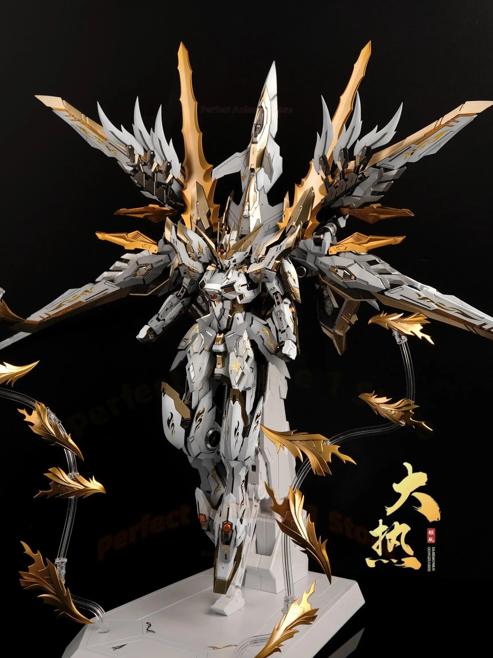 ZZA Blue Flame Snow Maiden Mecha Model1/100 Guochuang Color-Changing DollAlloy Skeleton Assembly Figurine Ornament, Premium Gift