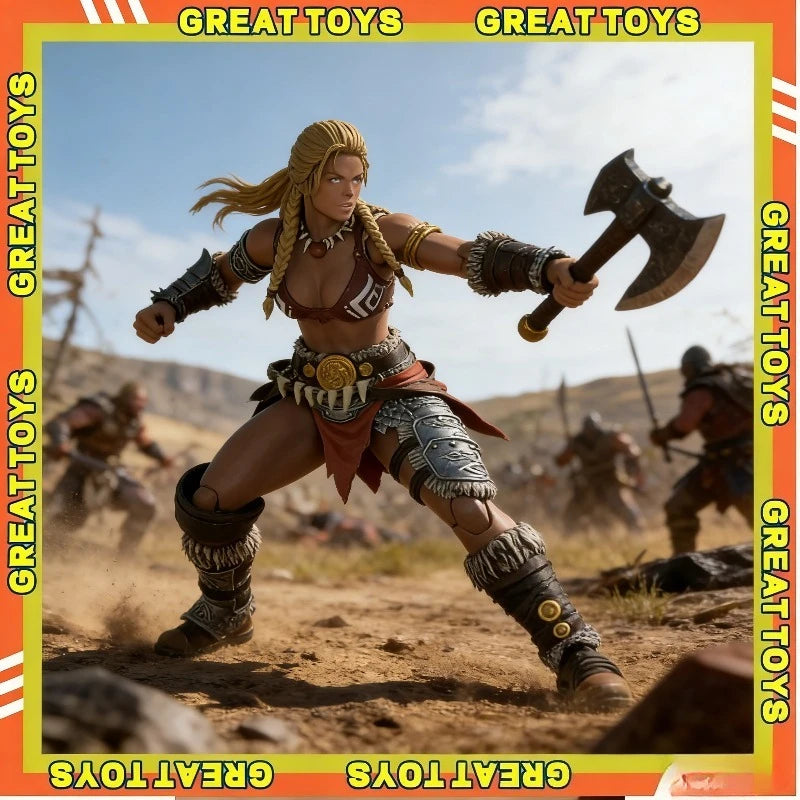 In stock Fight For Glory Combatants 2025 Event Exclusive XesRay 1/12 Anime Action Figure Model Toys Gifts Gold Hildr Collection