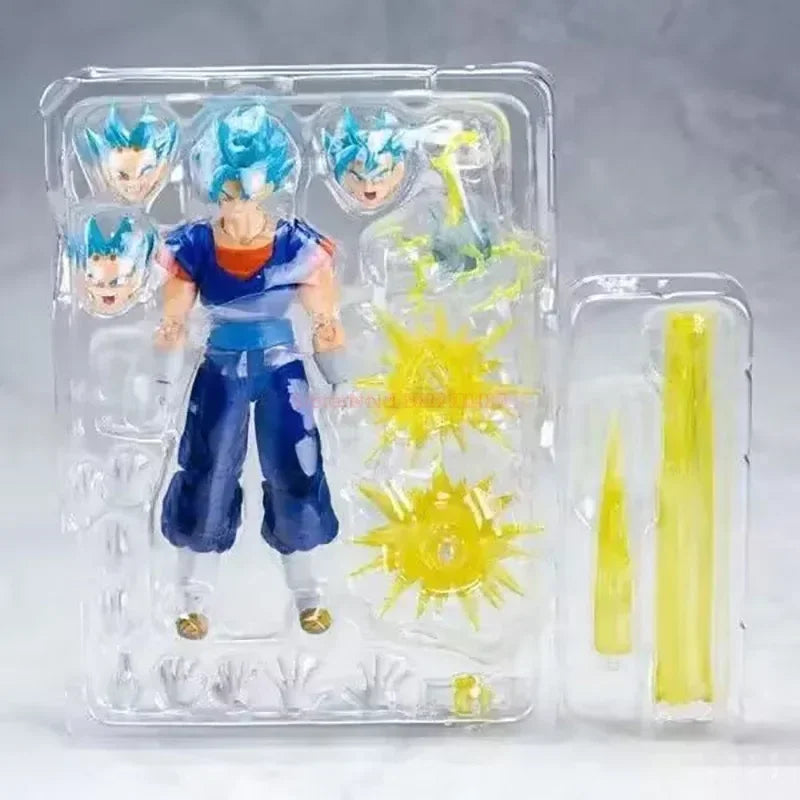 Dragon Ball Super Vegetto SHFiguarts Vegito Blaue Actionfigur SHF Super Saiyan God PVC Anime Modellbausatz Kindergeschenk Spielzeug