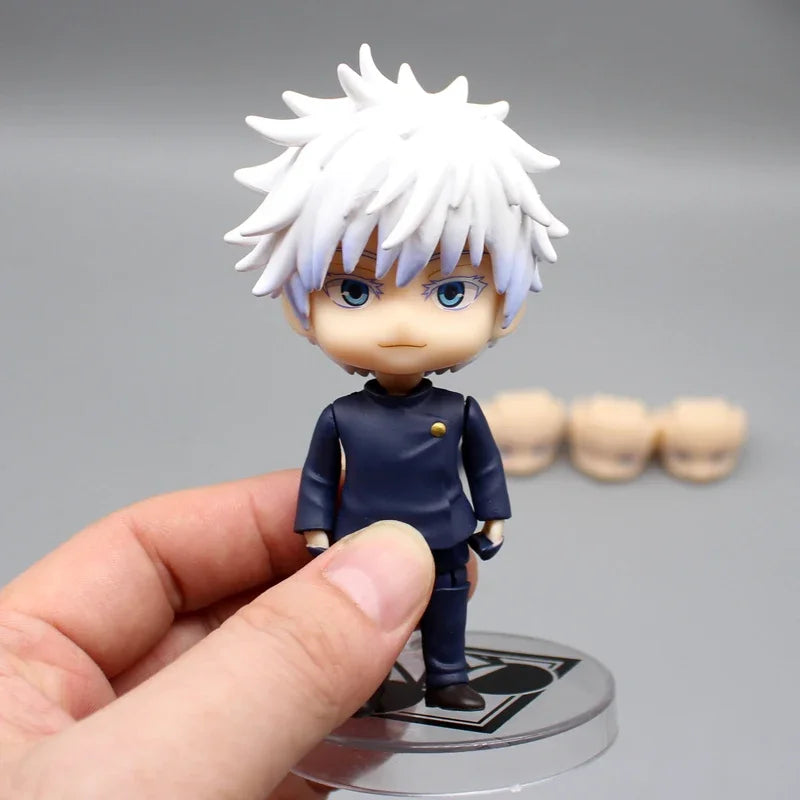 Gojo Jujutsu Kaisen Anime Figure #2205 Satoru Gojo Action Figure Q Version 10cm Model PVC Collectible Doll Birthday Gifts