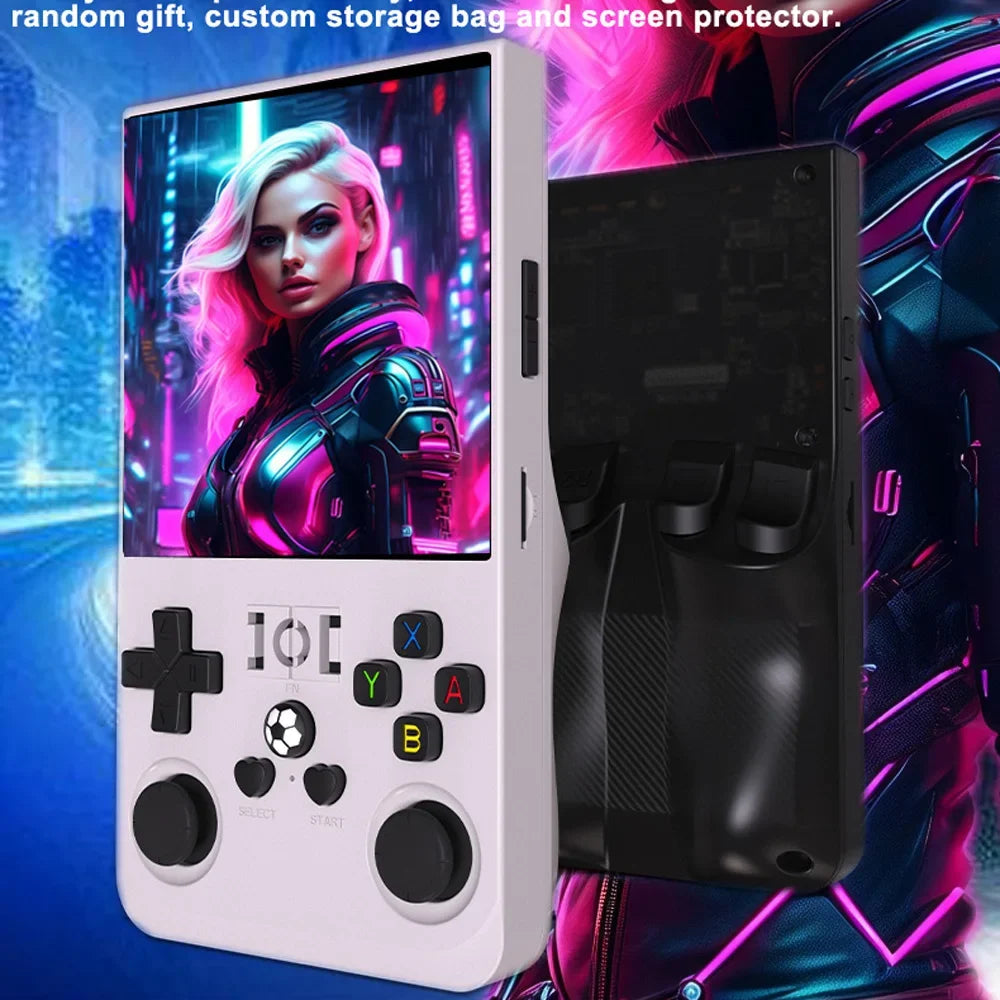 Video Gaming Console R36MAX Retro Handheld 18000+ HD Games offers IPS Screen