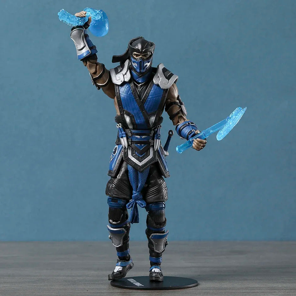 Scorpion Mortal Kombat 7" Series 1 Sub Zero / Scorpion Exclusive Movie Film Action Figure Toy Doll Model