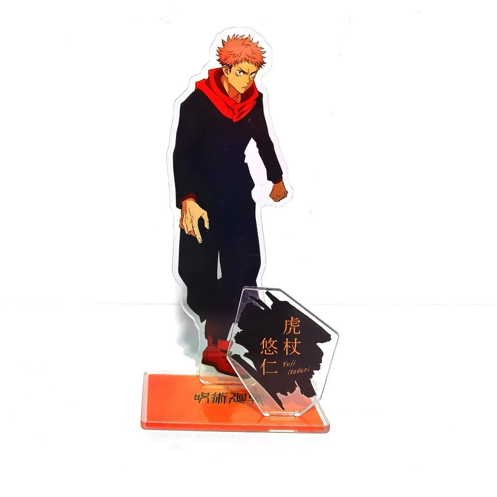 Anime Jujutsu Kaisen Gojo Satoru Geto Suguru Megumi Yuji Nobara Ieiri Shoko Acrylic Stand Doll Game Figure Model Plate Cosplay