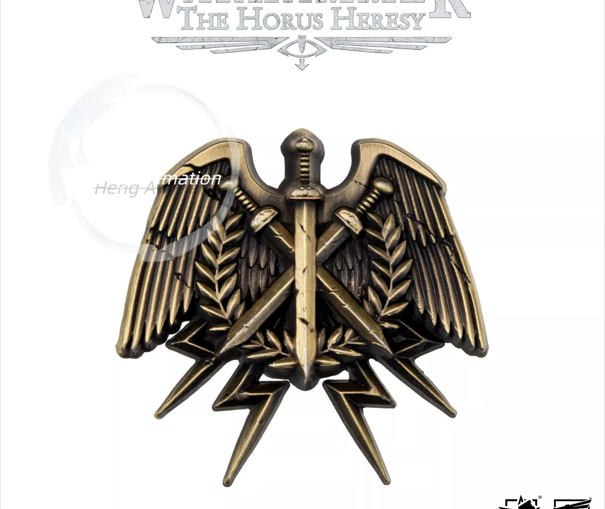 JOYTOY Star Forging Warhammer 40K Burning Galaxy - Honor Chapter Emblem Badge Peripheral Accessory, Cool and Stylish