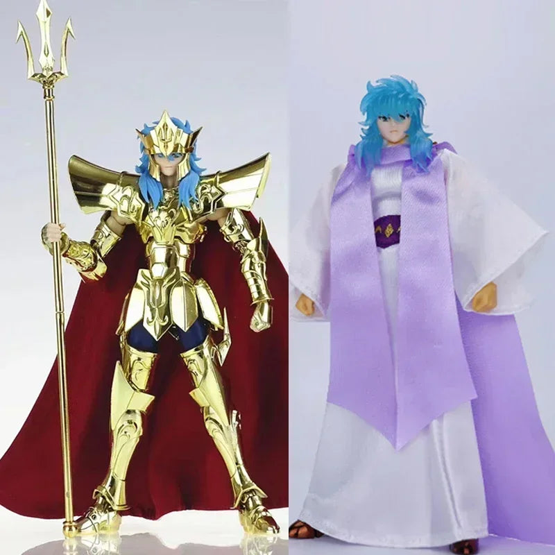 In Stock JM.MST Model Saint Seiya Myth Cloth EXM/EX Poseidon Sea Emperor with Casual Wear Knights of The Zodiac Action Figure