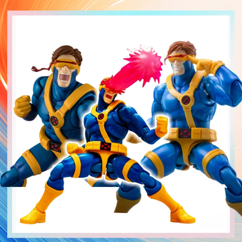 BANDAI 1/12  S.H.Figuarts X-men Cyclops GAMERVERSE Action Figures Toy Collection PVC Models Anime Figure Joint Doll Toy Gift