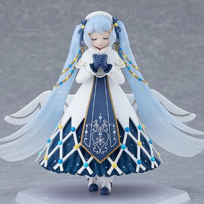 GSC Original EX-064 Hatsune Miku Snow Miku 145mm Anime Action Figures Toys for Boys Christmas Gift Collectible Model Ornaments