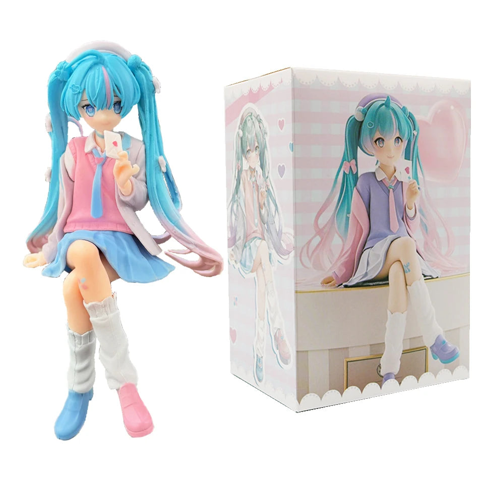 In Stock Hatsune Miku Anime Figure Fashion Subclture Miku Action Figure Christmas Gift PVC Collection Model Kawaii Girl Doll Toy