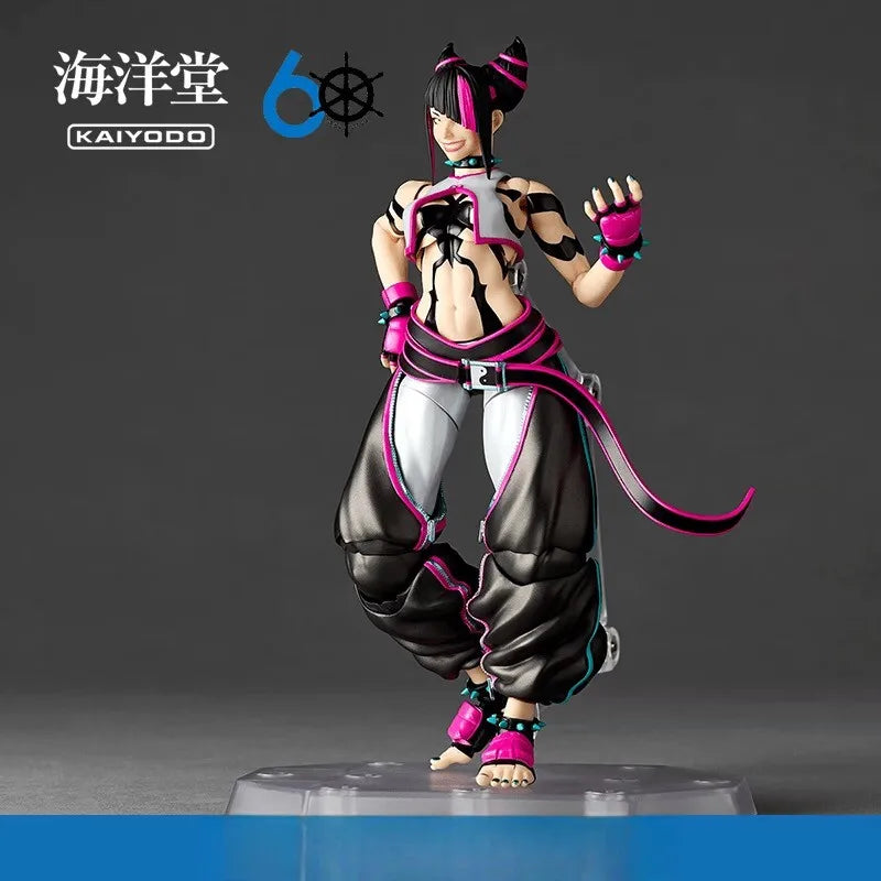 [in stock] Original Kaiyodo Revoltech Amazing Yamaguchi Juri Anime Action Figure Model Toy Collectible Figura