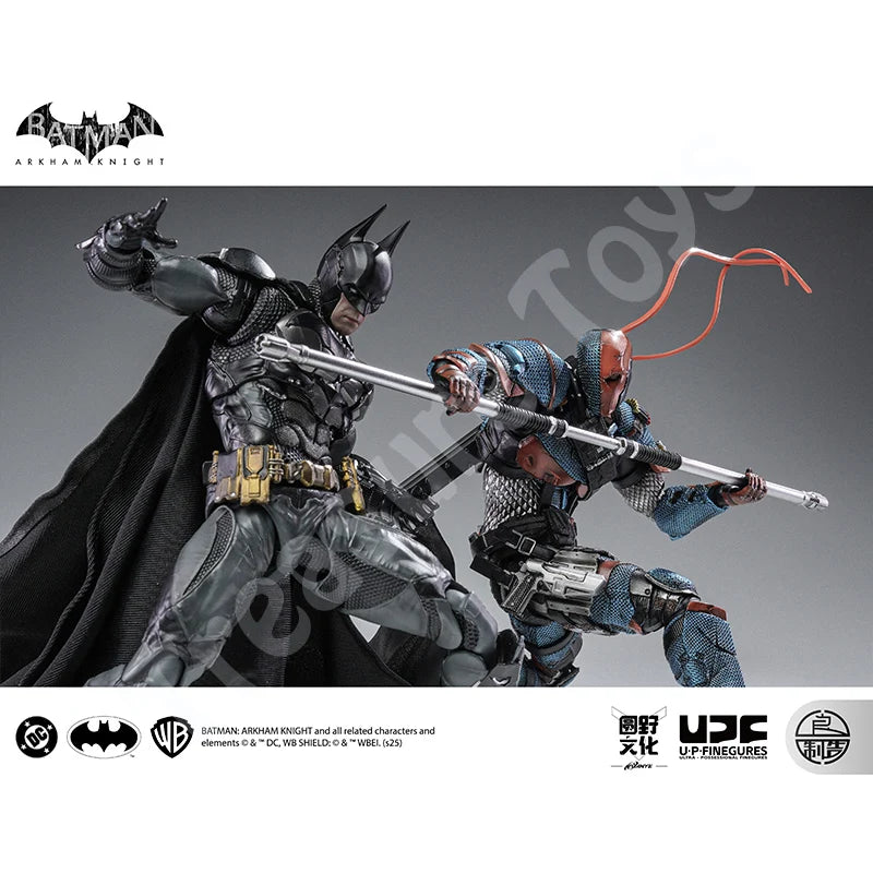 LPZZ ROUNO CUEURE DC002 1/12 Deathstroke Arkham Knight Finished Module Movable Batman Model 6-inches Action Anime Figure Toys