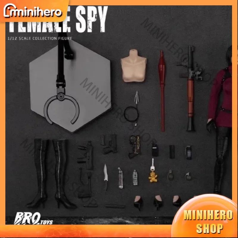 Brand New BROTOYS Resident Evil Aida Princess Spy 6 Inch 1/12 Scale Action Doll Toy Model Collection Original