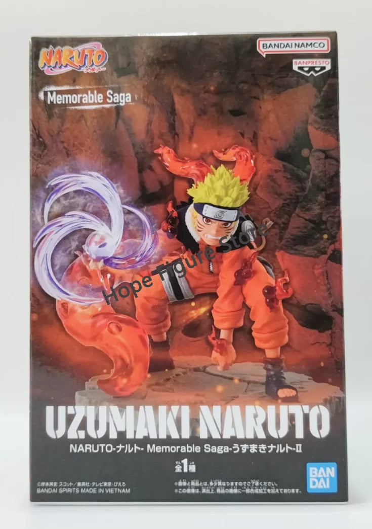 In Stock Original BANPRESTO Memorable Saga Naruto Naruto Uzumaki Figure Anime Model Genuine Boxed Toy