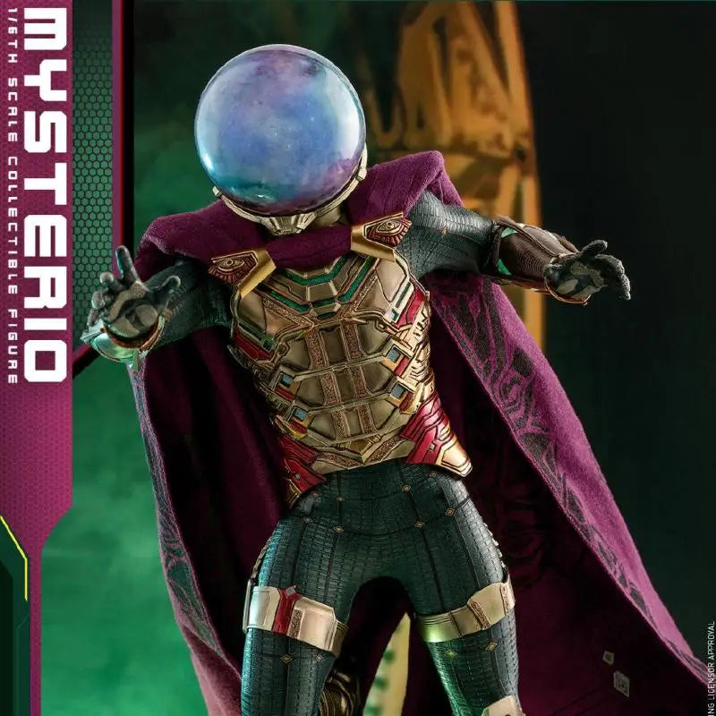 Hot Sale  Genuine HOTTOYS Ht Mms556  Mysterious Guest Mysterious Person Spider Man 2 Fish Tank Head Mobile Doll Birthday Gift