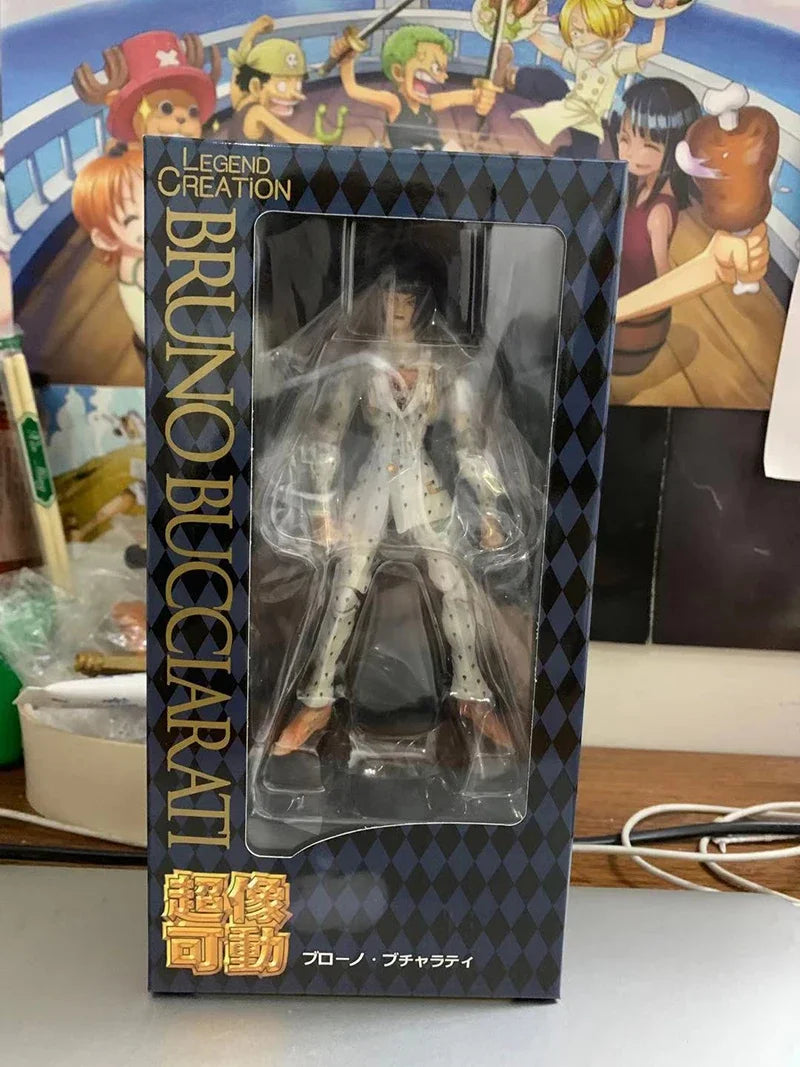 15cm Anime jojo bizarre adventure Kujo Jotaro Dio Brando Diavolo Bruno Bucciarati Leone Abbacchio Jolyne Cujoh Action Figure