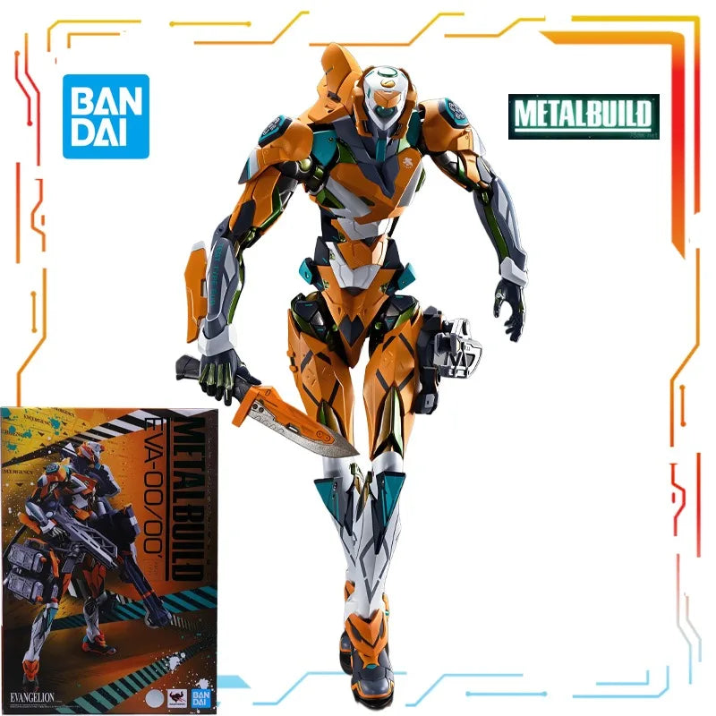 Bandai Original METAL BUILD Mech Finished Products Series EVA Initial Machine Anime Action Figure Model Toy Model Gifts for Boys
