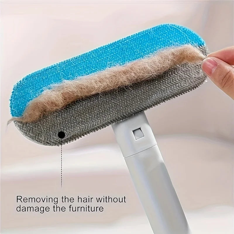 Washable & Reusable Dog Hair Brush with Non-Damage Cleaning - for Carpets, Sofas, Easy-Clean Floor, Dog Hair Remover Tool