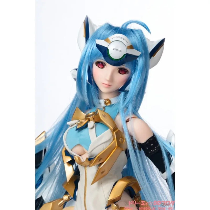 Volks Original DD (Dollfie Dream) Series 1/3 Ratio Xenosaga/ Kos MOS/Blue Cosmos/KOS-MOS Ver.4 Doll Model Handmade Toy Gift