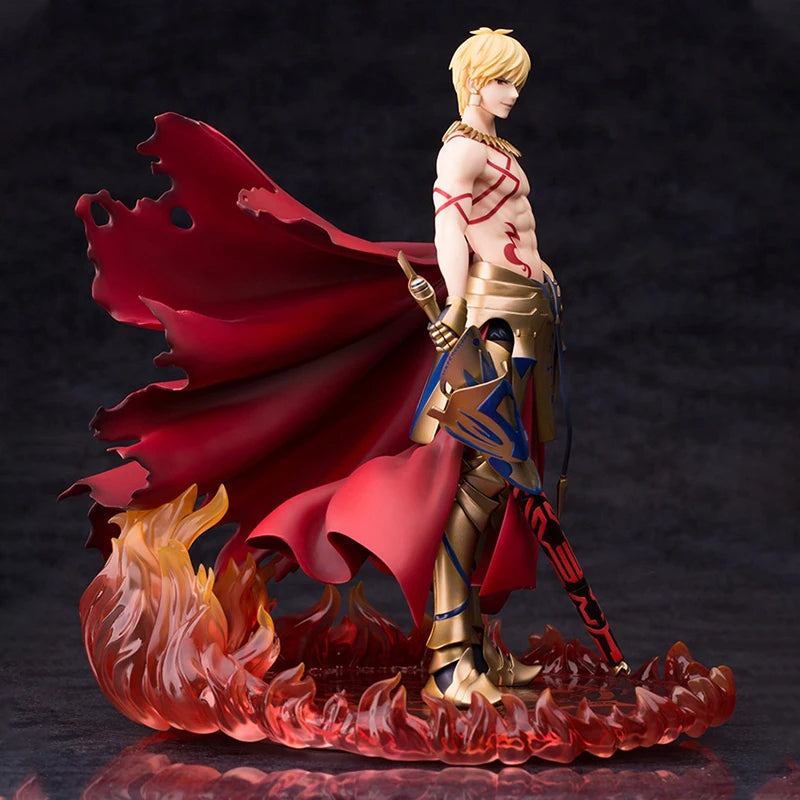 Anime Products Gilgamesh Aka From Fate/Stay Night 1/8 Action Figures Statue Box Handheld Desktop Decoration Model Boy Toy Gift2