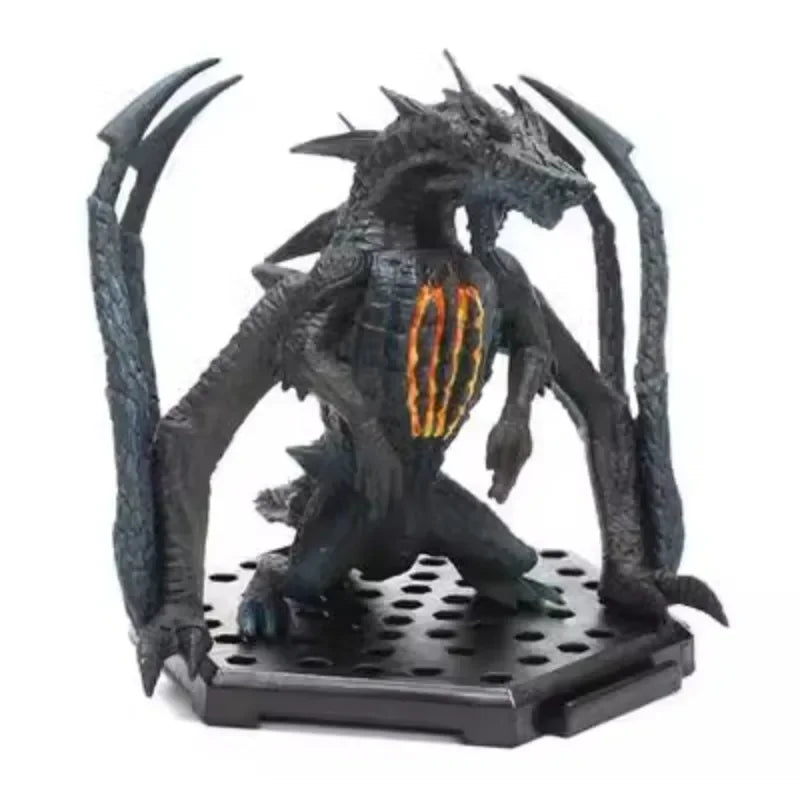 Monster Hunter World Iceborne Action Figure PVC Model, Nergigante Tigrex Basarios Dragon Collectible Decoration Toy for Adults