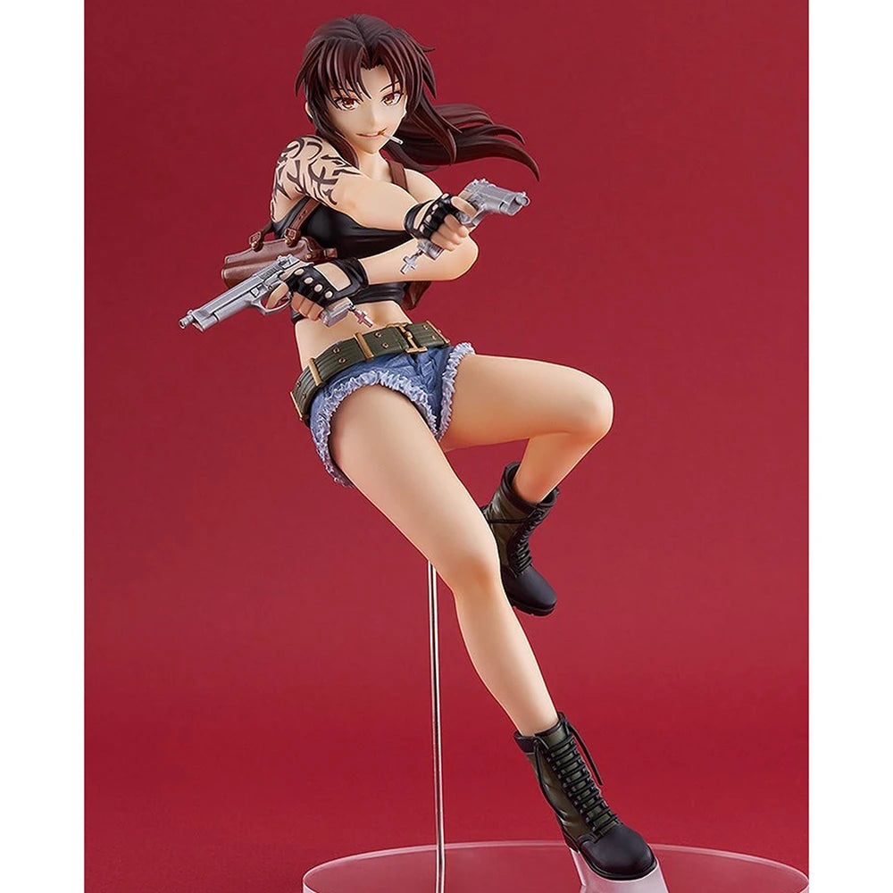 100% Original Good Smile Company Pop Up Parade Black Lagoon Revy L Model Decoration Collection Series Anime Figure