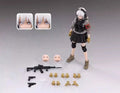 Pa003 Pocket Art Series Vol.3 Sasha 1/12 Scale Action Figure 6in Female Soldier Articulated Doll With Cloth Clothes Collectible