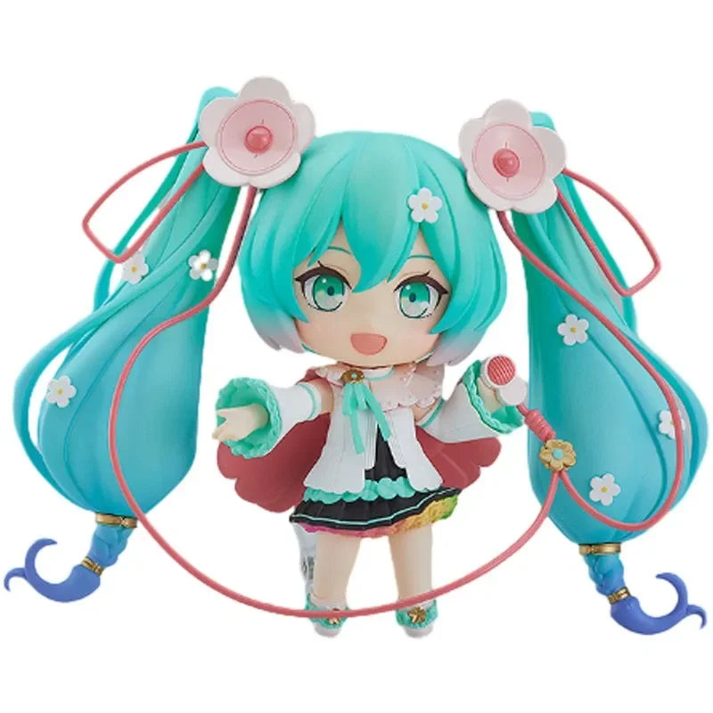 10 cm #1939 Hatsune Miku Anime-Figur, virtuelle Idol-Sängerin #1940 Miku Actionfigur, PVC-Sammlermodellpuppe, Weihnachtsgeschenk