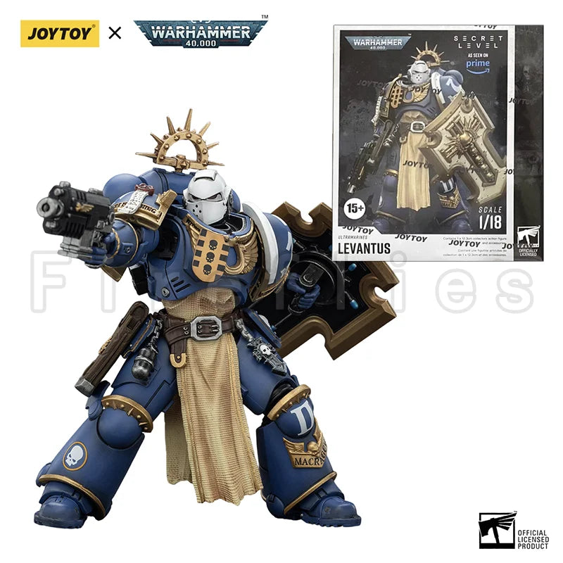 1/18 JOYTOY Action Figure 40K Ultramarines Titus Metaurus Levantus Torvald Anime Model Toy