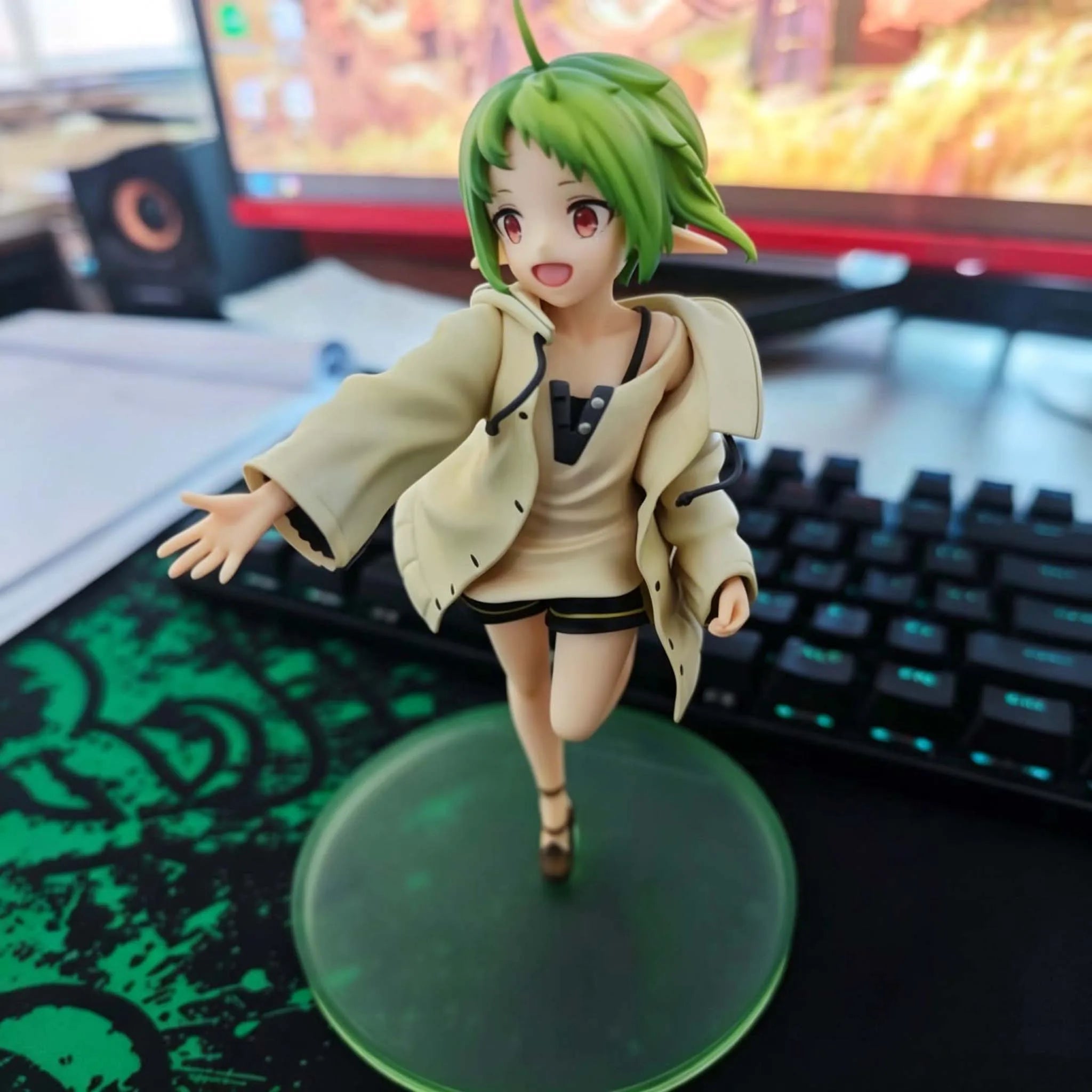 New Magician Roxy Migurdia Action Figure Mushoku Tensei：Jobless Reincarnation Anime Figure PVC Adult Collection Model Doll Toys