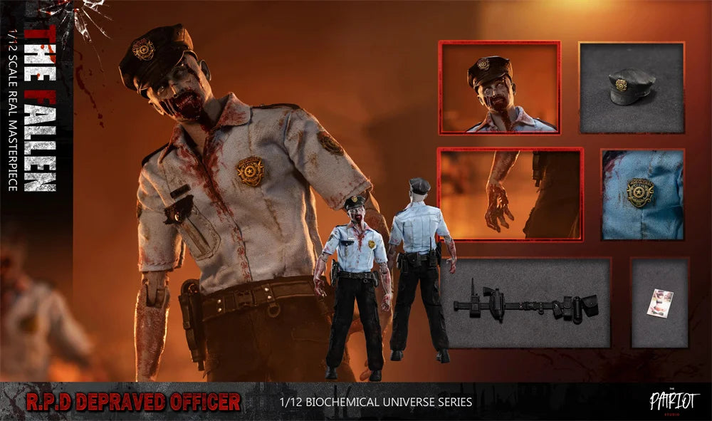 In Stock Zombie Raccoon City The Corrupted The Enraged Action Figures Collection Decoration Ornaments Model Toy Gift