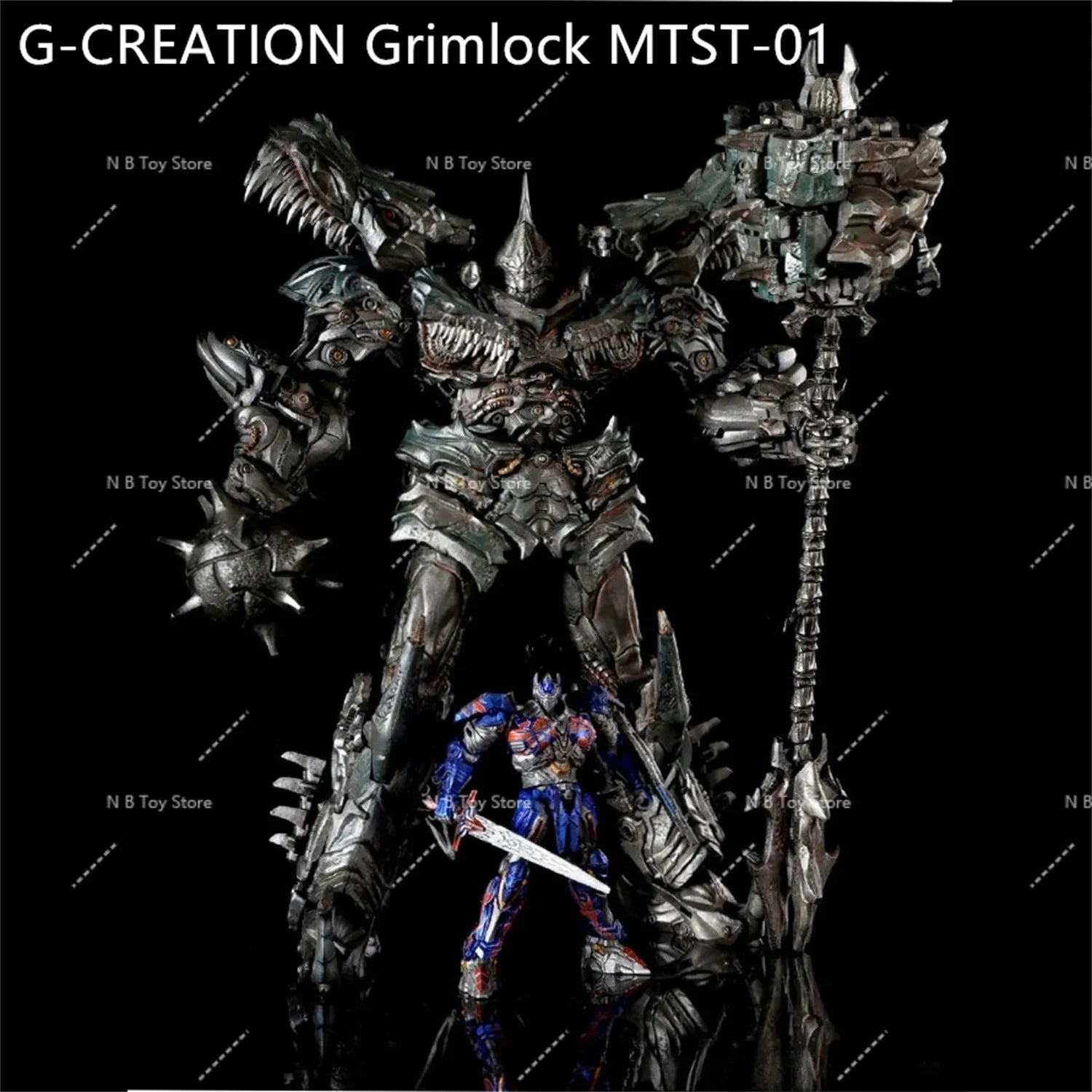 【EN STOCK】Transformación G-CREATION Grimlock MTST-01 MTST01 WRATH Dinosaur Action Figure Robot