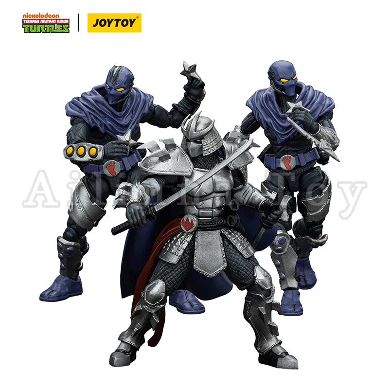 JOYTOY 1/18 Action Figure Turtles Shredder Foot Clan Re-issue Version Anime Toy
