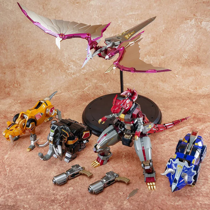 New In Stock Sw Models G-01 Mighty Morphin Power Rangers Megazord Transform Combine Alloy Pre-Assembled Collectible Model
