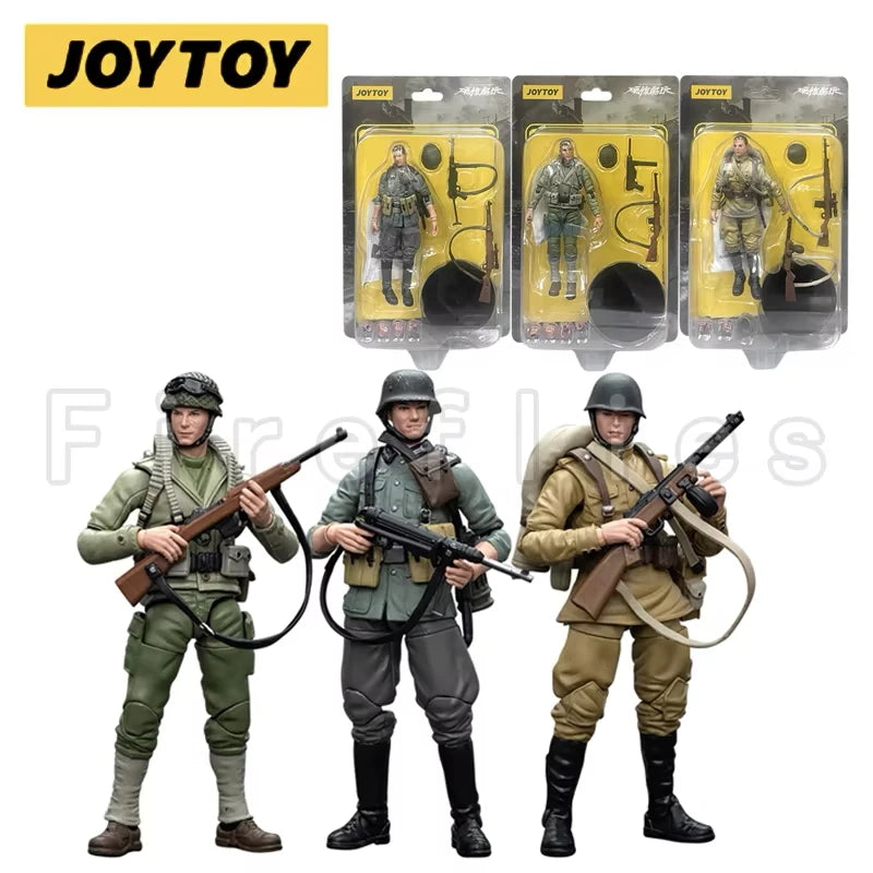 1/18 JOYTOY Action Figure Hardcore WWII US Army Wehrmacht Soviet Infantry Re-issue Version Anime Model Toy
