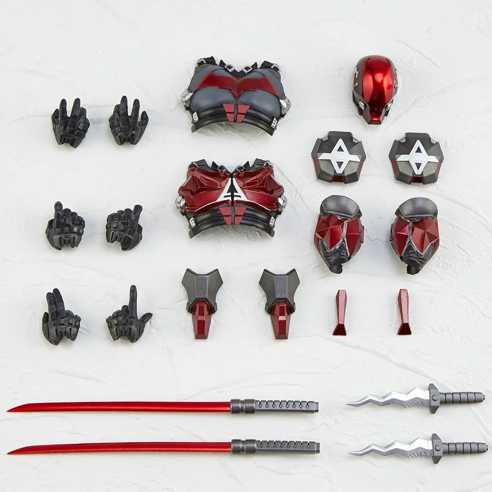 AMAZING YAMAGUCHI Arkham Knight Batman Red Hood Robin Jason Todd Figuarts Game KAIYODO Action Figure Model Toy Collection Gift