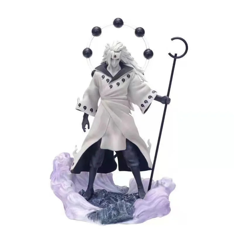 Naruto Anime Figur Modell 28cm Uchiha Madara Actionfigur PVC Statue Sammlerstück Kinderspielzeug Geschenk