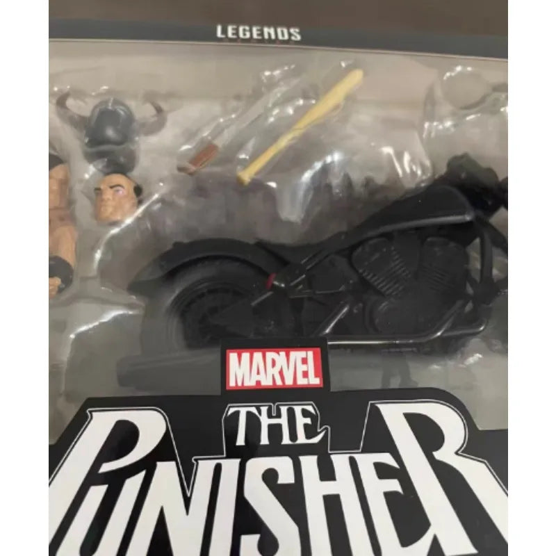 Original Hasbro Marvel Legends Series The Punisher Anime Figure Toy Collection Gift
