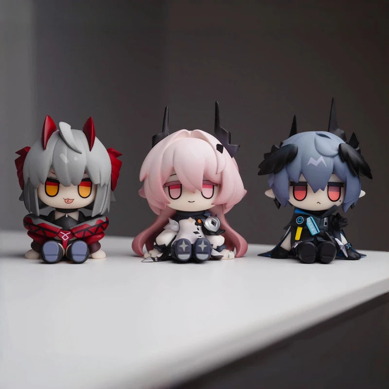 Arknights Logos Anime Game Figure Civilight Eterna/Wiš'adel Action Figure Lappland/Amiya/Texas Figure Collectible Model Doll Toy