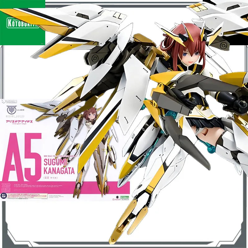 Kotobukiya Original MEGAMI DEVICE SUGUMI KANAGATA&AIKA AIKAWA JINAI Anime Action Figure Assembly Model Toys Model Gifts for Boys
