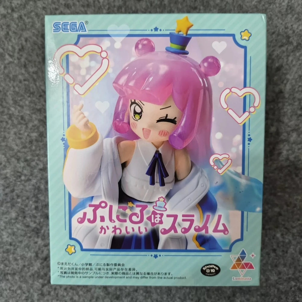 In Stock SEGA Original Genuine Luminasta Anime Puniru Wa Kawaii Slime Puniru 19cm Collections Model Toy Figures Birthday Gift